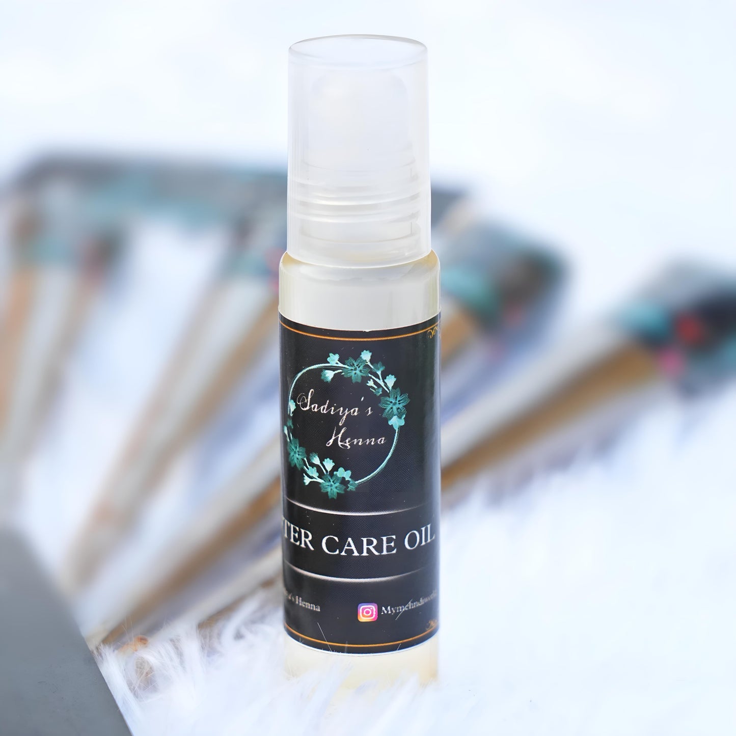 6 Bridal mehndi Cones + 1 After Care Balm + 1 After Care Oil