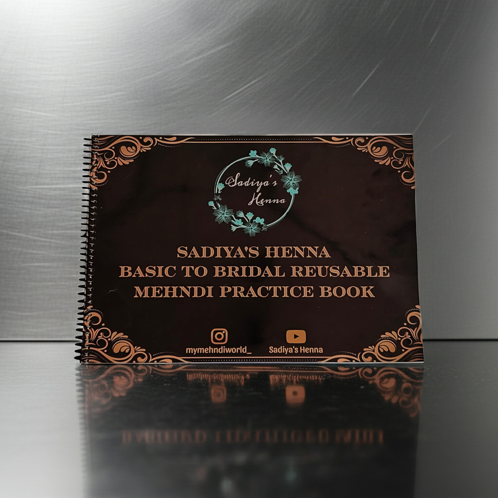 Reusable Mehndi Practice Book