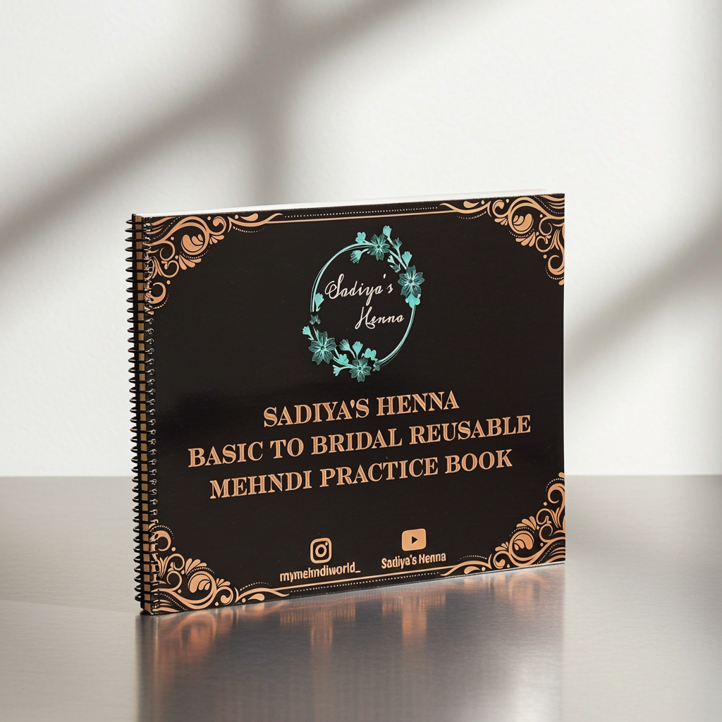 Reusable Mehndi Practice Book