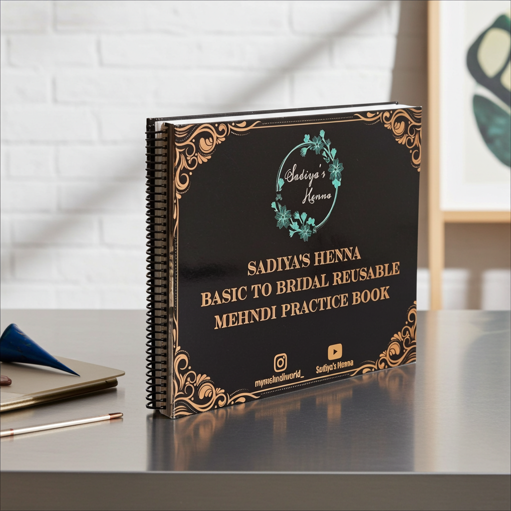 Reusable Mehndi Practice Book