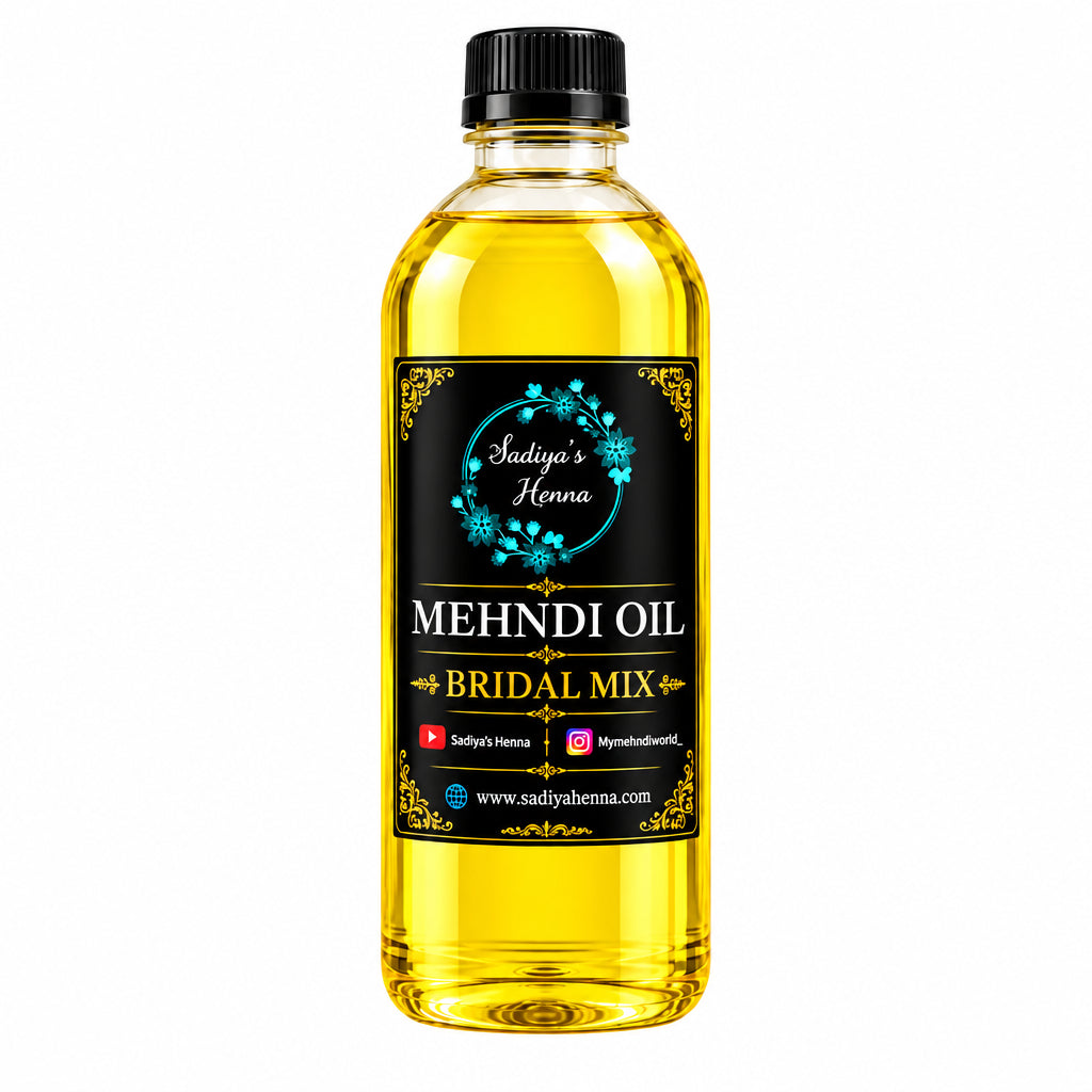 1 Litre Mehndi Oil [Bridal Mix Special for Dark-Stain]
