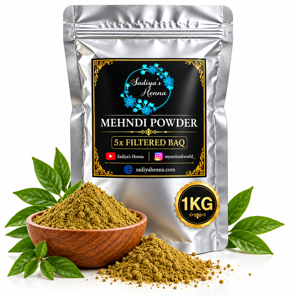 1 KG Mehndi Powder [Five Filter BAQ Super Smooth]
