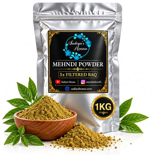 1 KG Mehndi Powder [Five Filter BAQ Super Smooth]