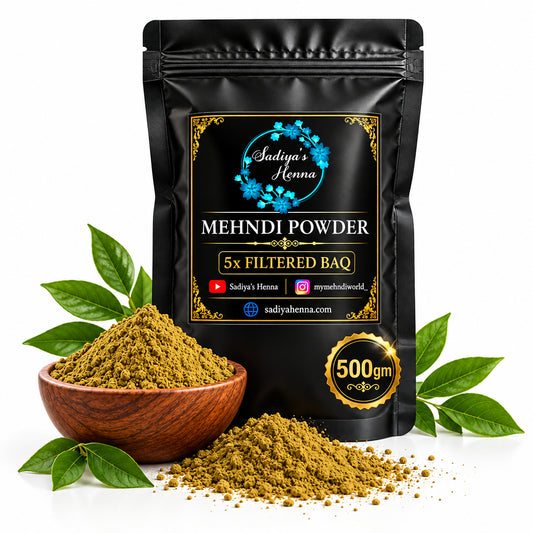 500g Mehndi Powder [Five Filter BAQ Super Smooth]