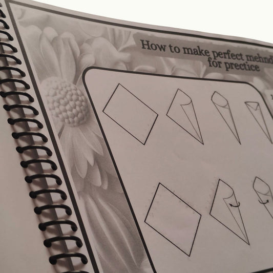 Reusable Mehndi Practice Book