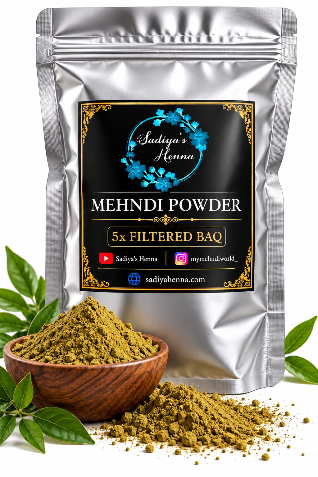 1 KG Mehndi Powder [Five Filter BAQ Super Smooth]