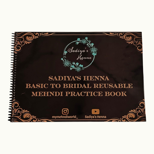 Reusable Mehndi Practice Book